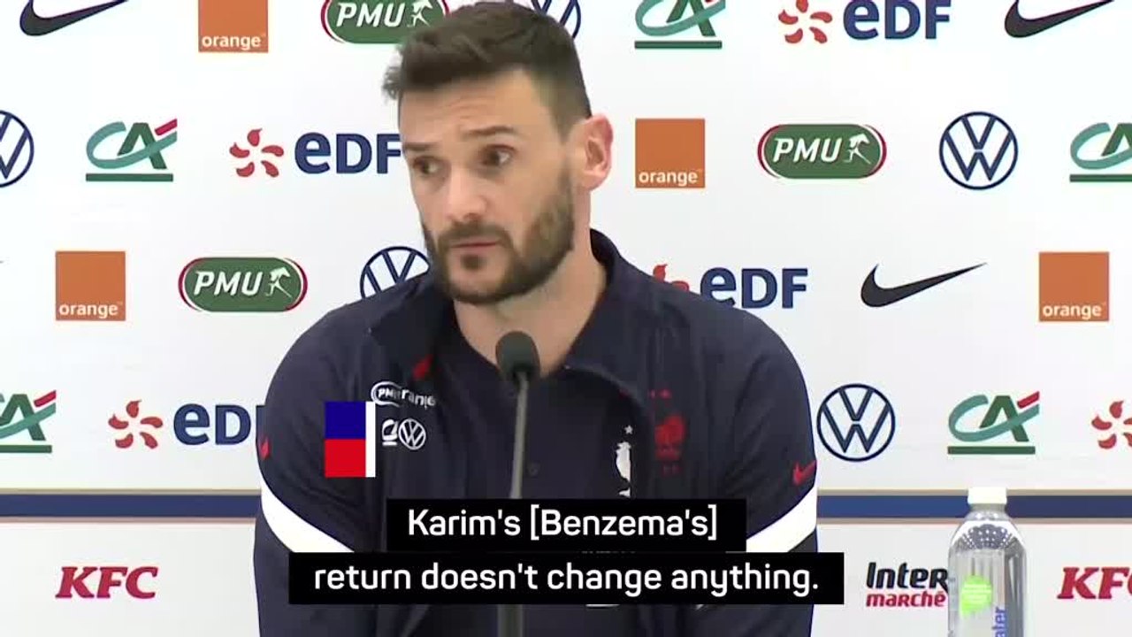 Benzema's return does not guarantee success for France - Lloris