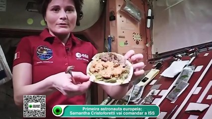 Primeira astronauta europeia- Samantha Cristoforetti vai comandar a ISS