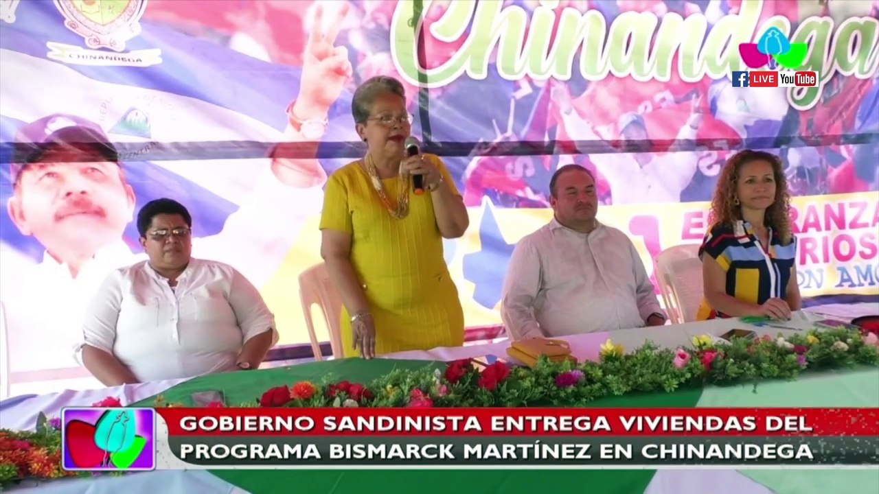 Gobierno de Nicaragua entregó viviendas del programa Bismarck Martínez en Chinandega