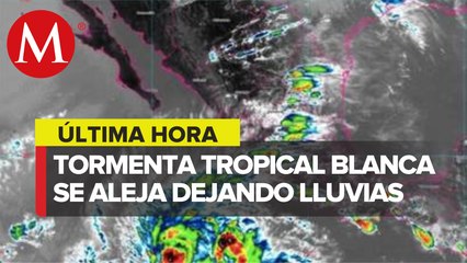 Download Video: Tormenta tropical Blanca se aleja de las costas mexicanas; SMN prevé lluvias en 19 estados