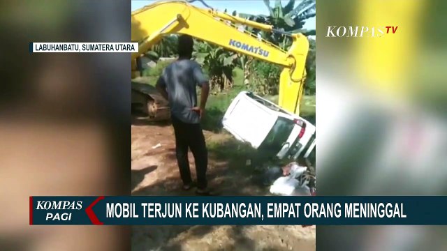 Mobil Terjun ke Kubangan Tewaskan 4 Orang, Diduga Sopir Mengantuk Usai Hadiri Pernikahan Kerabat