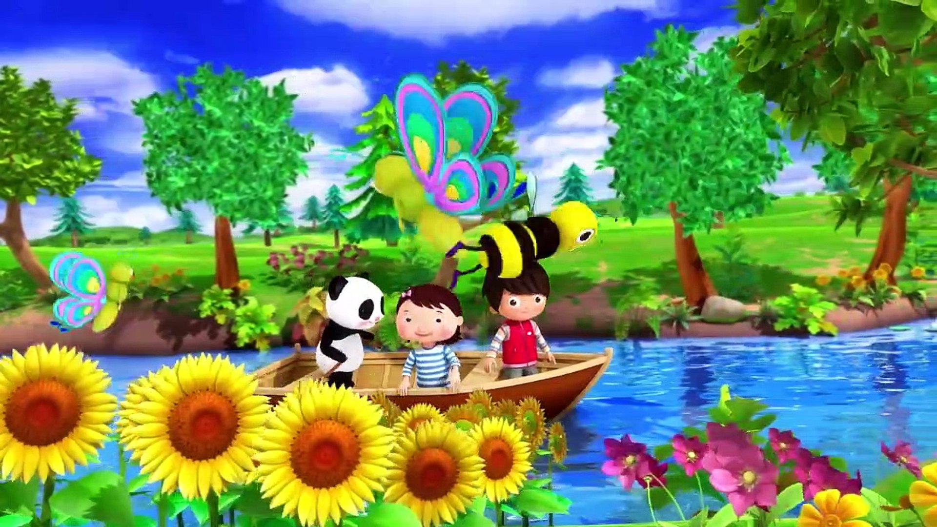 Row Row Row Your Boat | Part 3 | Plus More Nursery Rhymes | 62 Mins  Compilation by Little Baby Bum part 1 - video Dailymotion