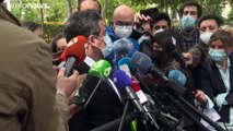 Brahim Ghali deja España tras quedar libre y sin medidas cautelares