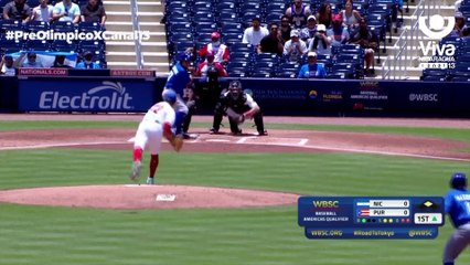 Dramático triunfo de Nicaragua ante Puerto Rico