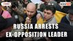Russia detains prominent opposition politician in widening crackdown
