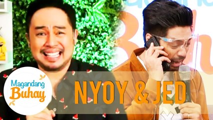 Nyoy and Jed take on the "Lights! Camera! Act-song!" challenge | Magandang Buhay