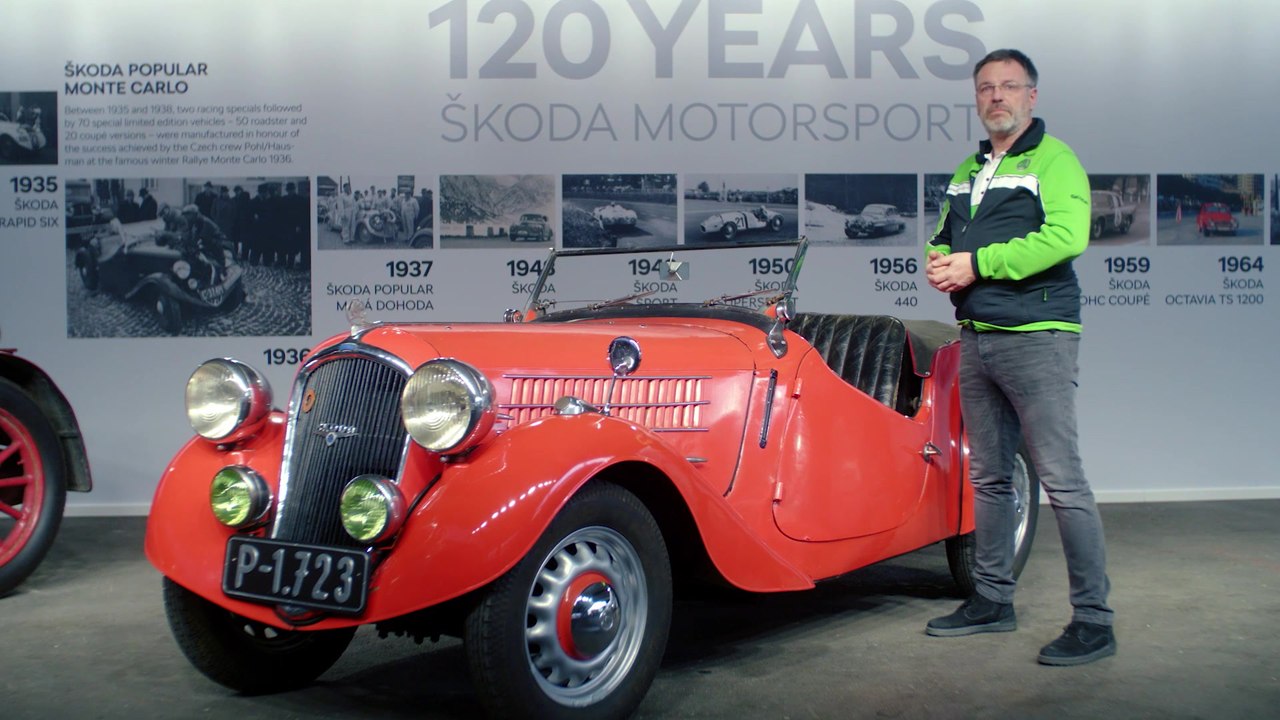 ŠKODA POPULAR SPORT (1936) - herausragender Erfolg bei der Rallye Monte Carlo