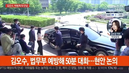 김오수, 박범계 첫 만남…"검찰 우려 전달"