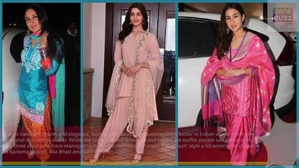 Kareena Kapoor, Alia Bhatt & Sara Ali Khan’s patiala suit style will make you fall in love