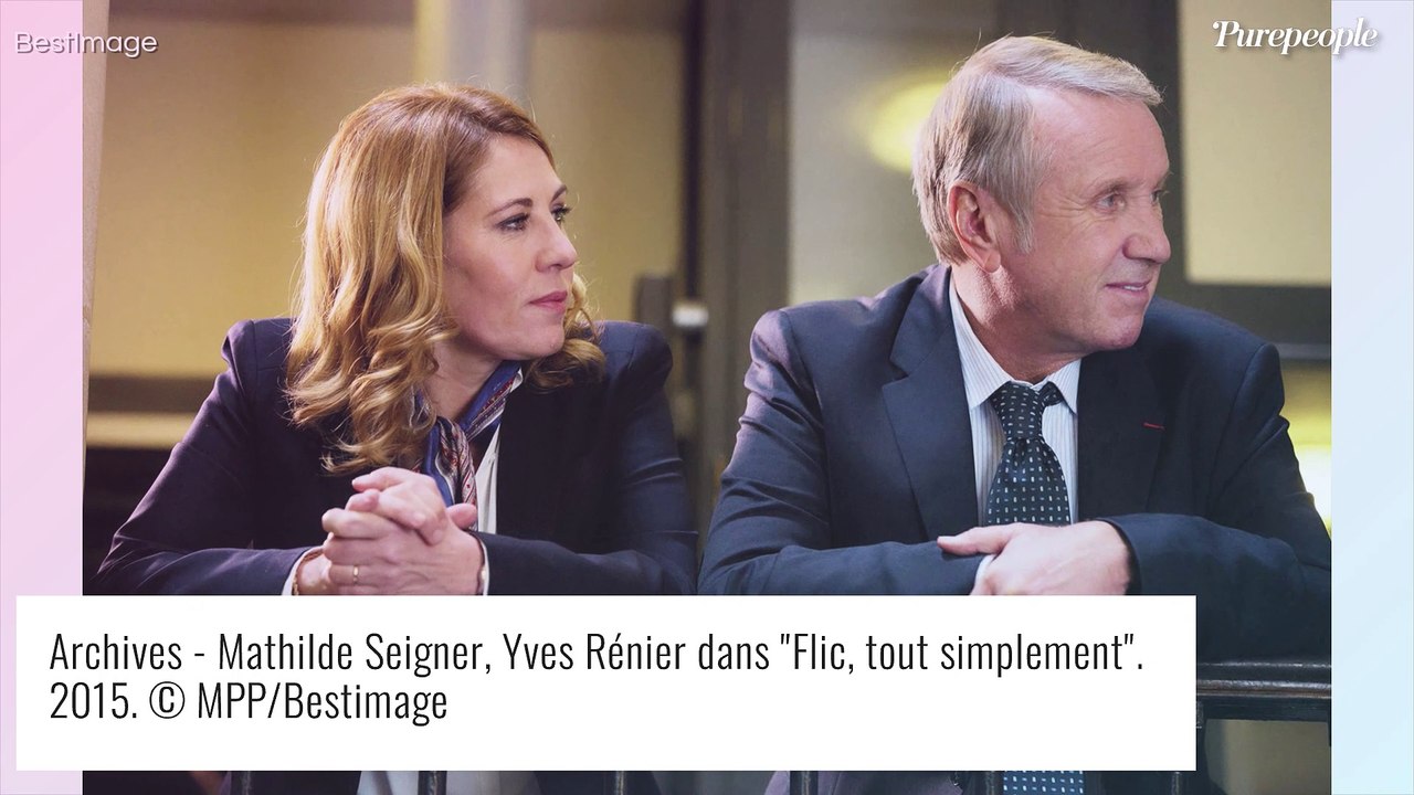 Mathilde Seigner dans la douleur, elle ne se remet pas de la mort de son "grand ami" Yves Rénier