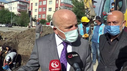 Yağmur suları artık Erzurum için çile olmayacak