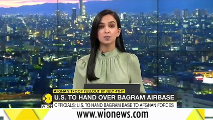 Video herunterladen: Officials- US to hand Bagram base to Afghan forces in 20 days - Complete troop withdrawal by July 4-