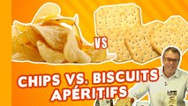 Chips Vs. Biscuits apéritifs : Ze Big Match  Les Biscuits Apéro Belin, Tuc, Benenuts...