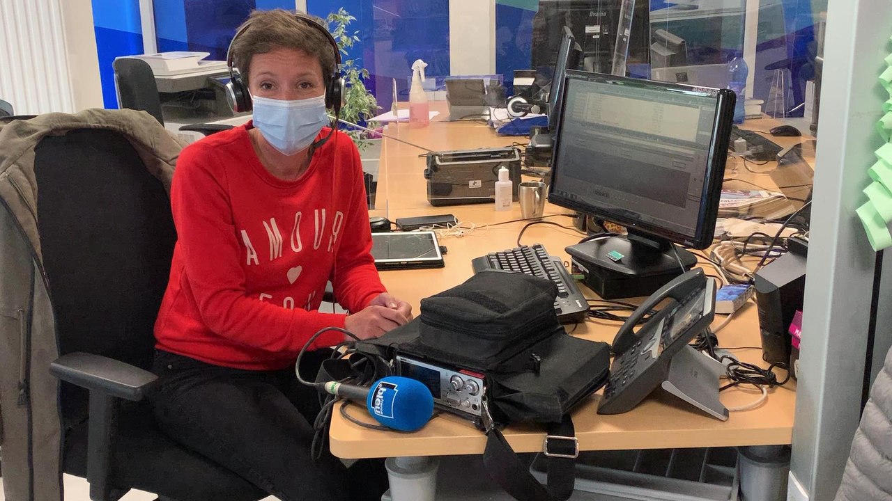 Visite de France Bleu Pays d’Auvergne - 05 La rédaction - le journaliste