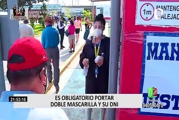 Será obligatorio usar doble mascarilla y presentar su DNI para votar este 6 de junio