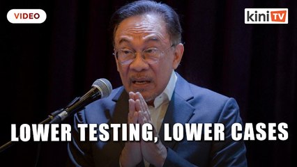Anwar: Covid-19 cases appearing to drop because testing reduced