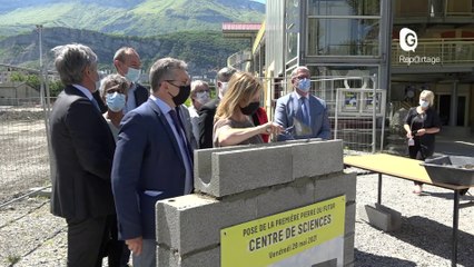 Reportage - La première pierre du centre de sciences métropolitain est posée !