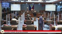 Pacquiao delivers privilege speech during Senate plenary session