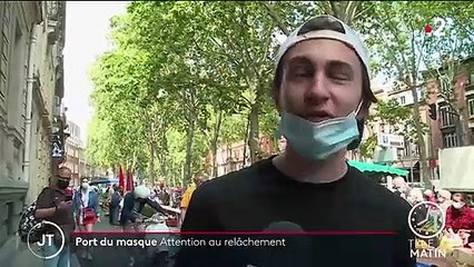 Port du masque sanitaire : gare au relâchement