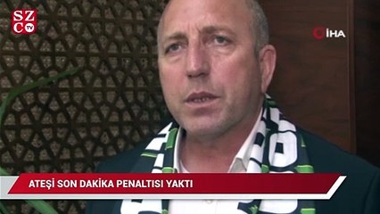 Amatörden TFF 1. Lig'e sıçrayan ateşi son dakika penaltısı yaktı