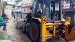 Escorts Dozer Leveling The Soil On Street - Dozer Video || RoadPlan