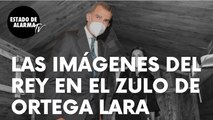 Las impresionantes imágenes del Rey Felipe VI en el zulo donde ETA secuestró a Ortega Lara