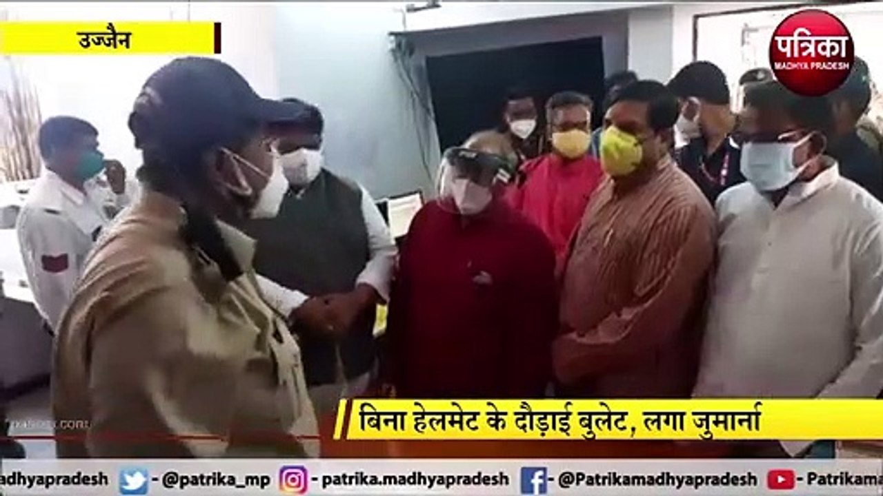 VIDEO STORY : बिना हेलमेट बाइक चलाने पर बीजेपी...