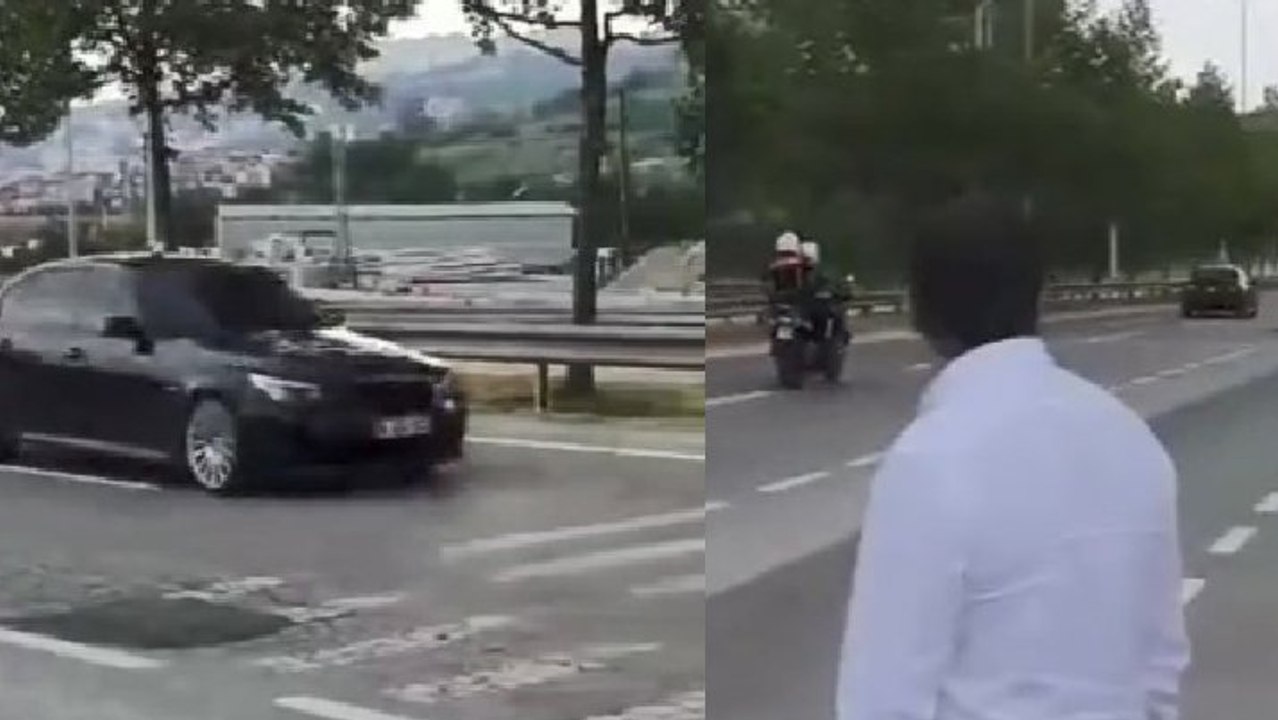 Karısını denetim noktasında bırakıp kaçtı, film gibi kovalamacayla yakalandı