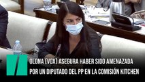 Macarena Olona (Vox) asegura haber sido amenazada por un diputado del PP en la comisión Kitchen