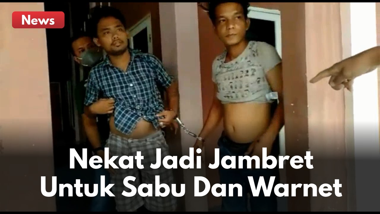 APARAT POLSEK SENAPELAN RINGKUS 2 PELAKU YANG NEKAT MENJAMBRET UNTUK SABU DAN WARNET !!