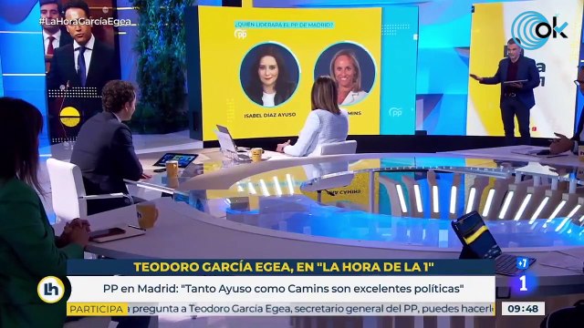 García Egea apuesta por Ayuso para presidir el PP de Madrid: Si yo fuera afiliado, mi total apoyo a la presidenta