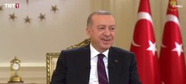 Cumhurbaşkanı Erdoğan'ın konuk olduğu canlı yayına damga vuran soru