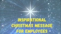 Inspirational Christmas Messages for Employees