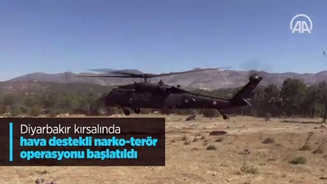 Diyarbakır'da hava destekli narko-terör operasyonu