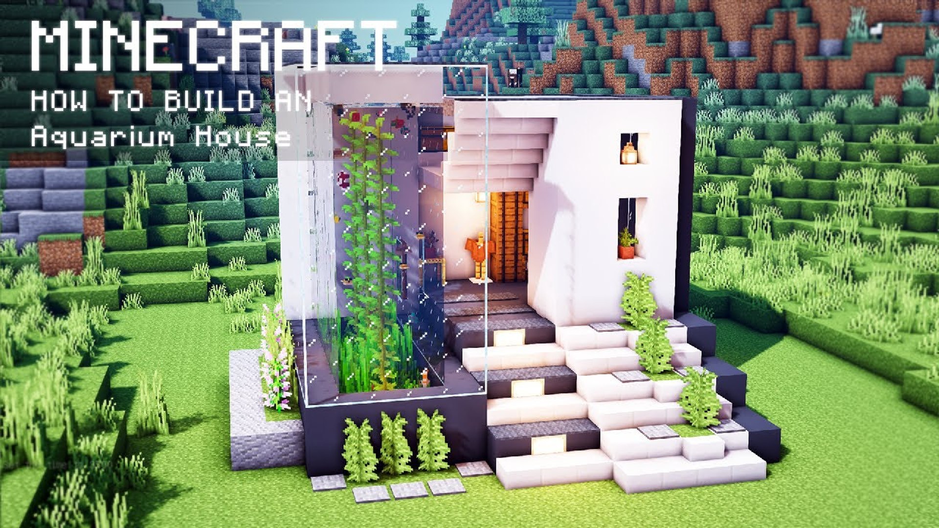 Minecraft How To Build An Aquarium House Video Dailymotion