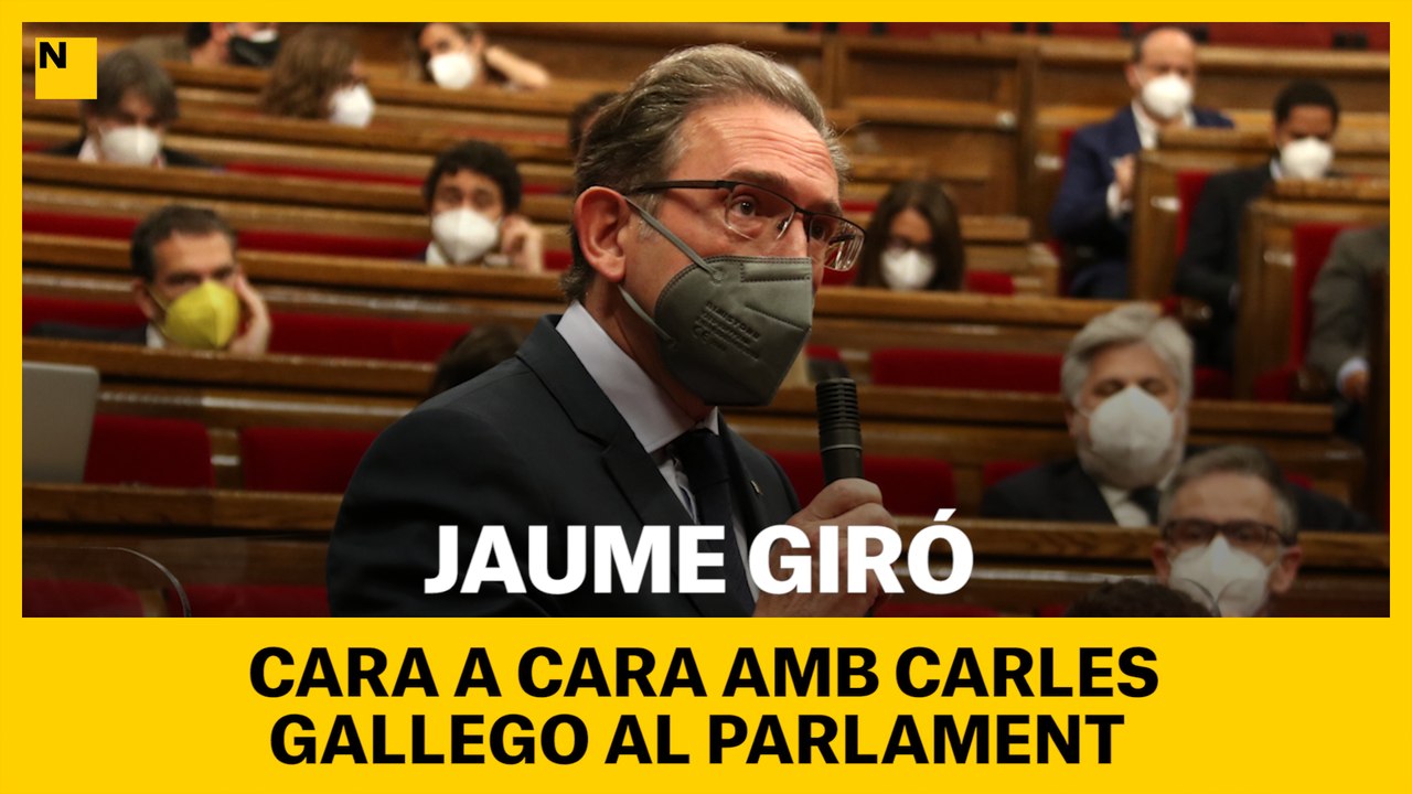 Giró s'estrena al Parlament amb un tens cara a cara amb Gallego