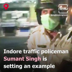 Indore’s Traffic Policemen Sets An Example For Others
