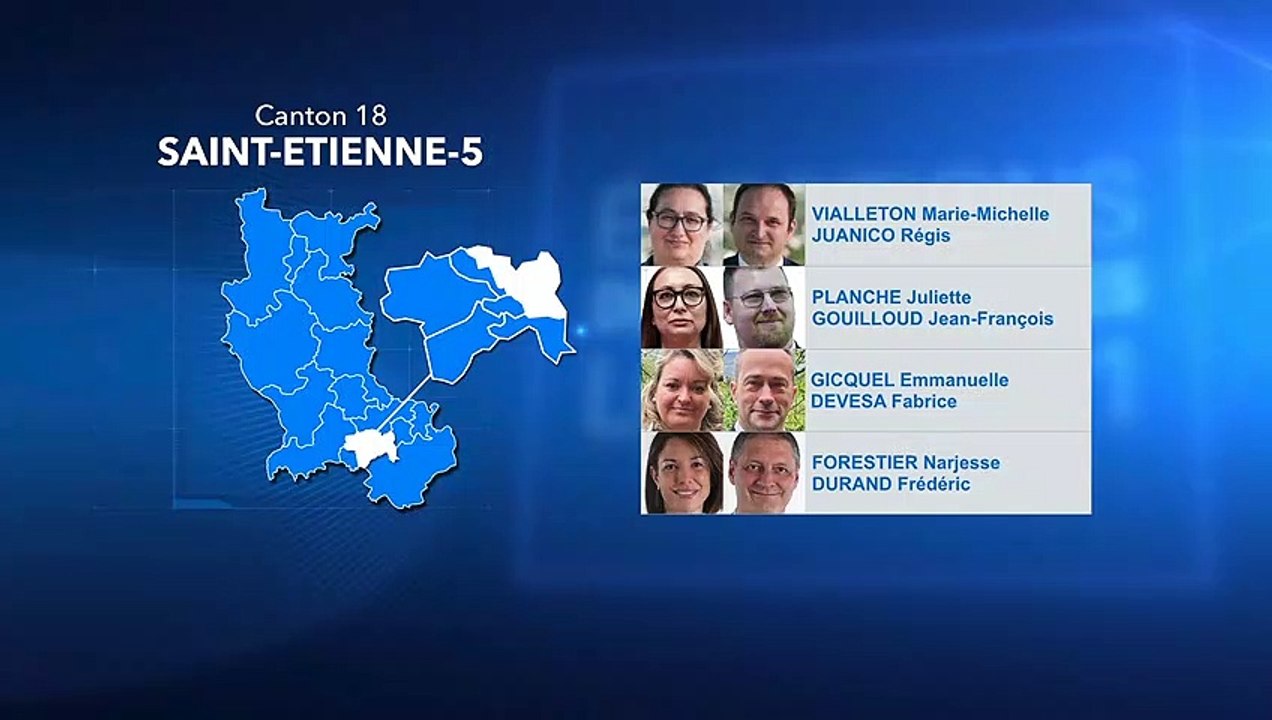 Canton 18 : Saint-Etienne 5