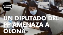 Macarena Olona denuncia las amenazas de un diputado del PP en sede parlamentaria