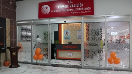 Nüfus müdürlükleri "Konsept Nüfus Müdürlüğü" projesi kapsamında yenilendi