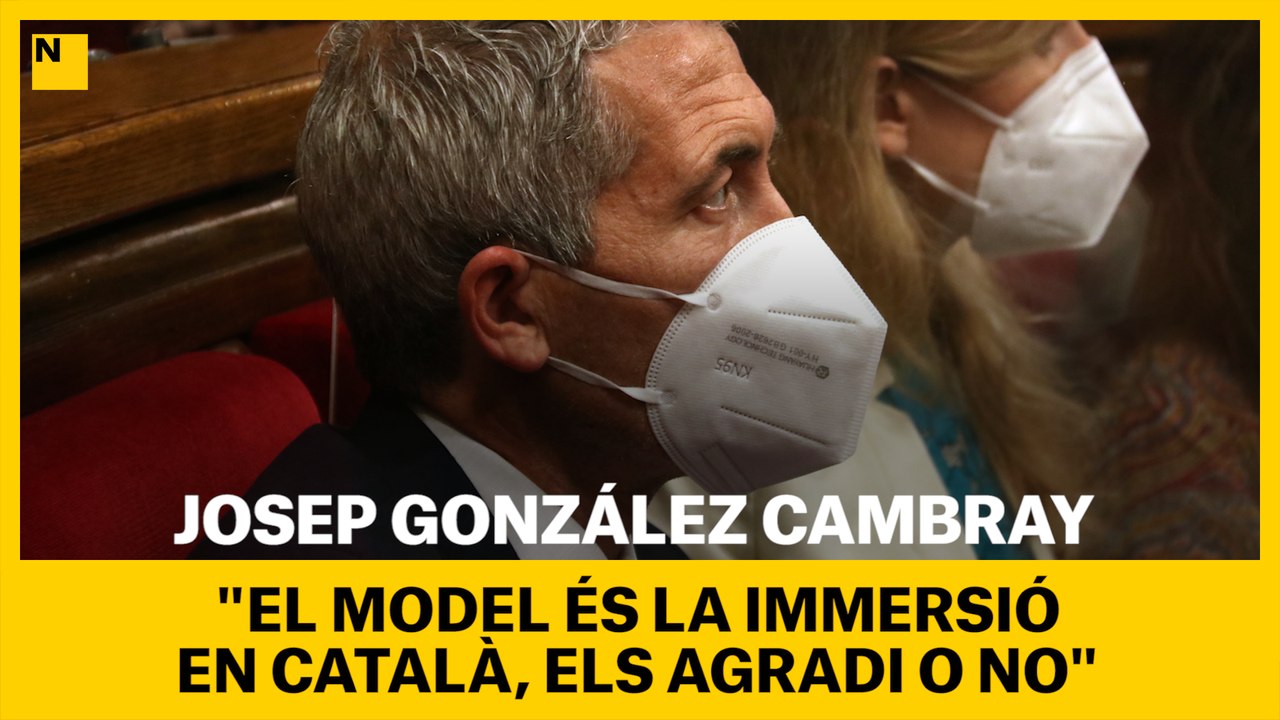 Cambray, a Ciutadans i PP: "El model és la immersió en català, els agradi o no"