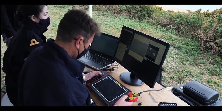Royal Navy spy boat is piloted remotely in the Solent for the first time