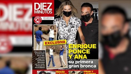 Ana Soria y Enrique Ponce protagonizan su primera pelea pública