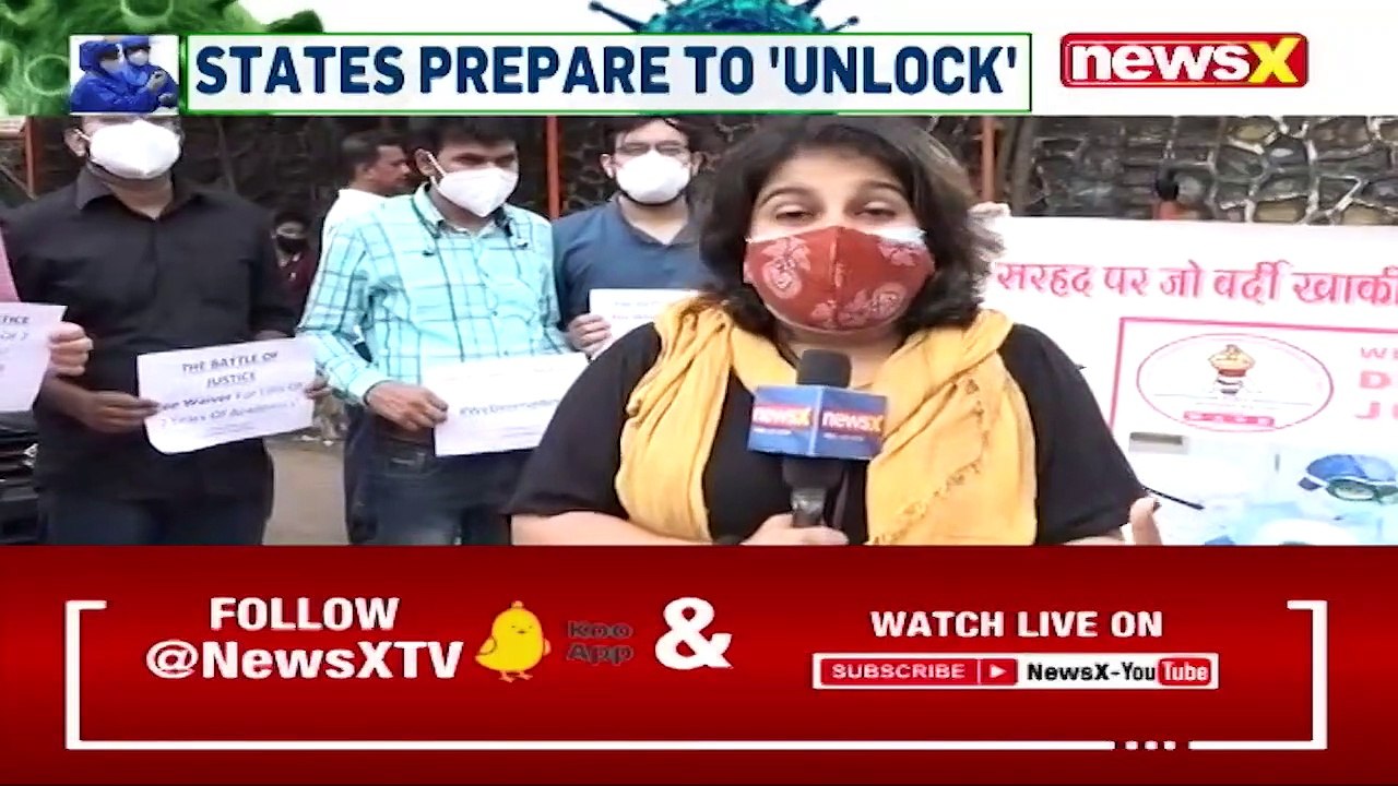 Maha Resident Docs Demand Fee Waiver BYL Hosp Docs Hold Protest Ground Report NewsX