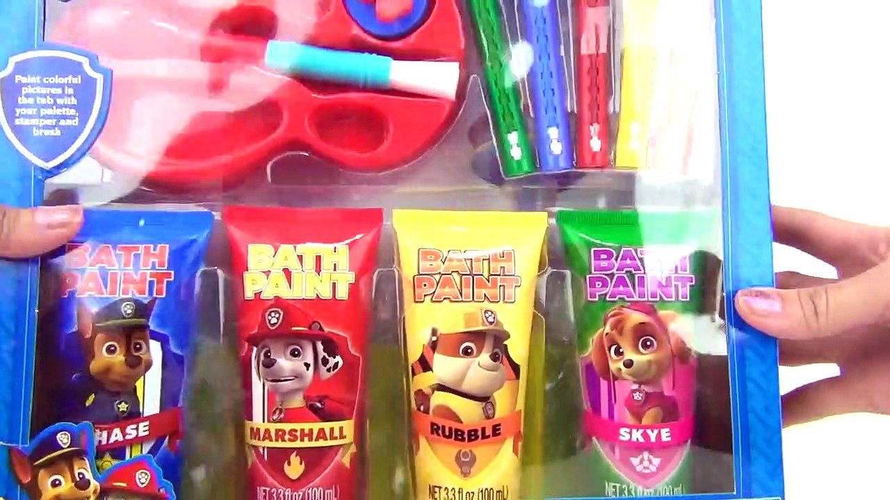 Bath Hygiene With Paw Patrol Paddlin' Pups Paint Activity For Kids