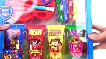 Bath Hygiene With Paw Patrol Paddlin' Pups Paint Activity For Kids