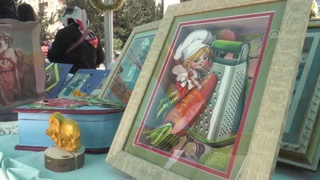 KAHRAMANMARAŞ - Siyam ikizlerinin hazırladıkları el emeği ürünler ilgi görüyor