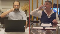 SADAT'tan Sedat Peker'in Suriye iddiasına benzer video ile yanıt! Masada su bardağı, çay ve tatlı tabağı