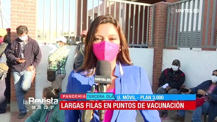 Solo 9 de 33 centros de vacunación tienen dosis en Santa Cruz