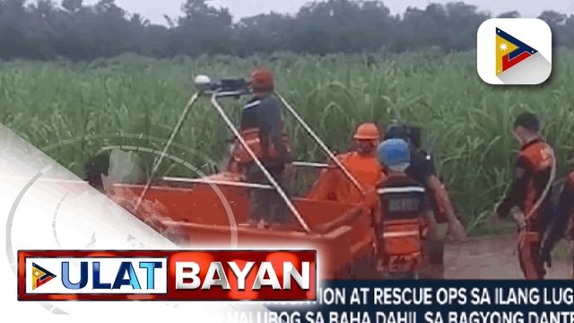 PCG, tumulong sa evacuation at rescue ops sa ilang lugar sa Visayas na nalubog sa baha dahil sa bagyong Dante